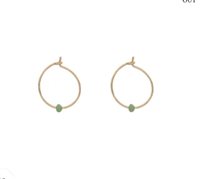 Boucles d'oreilles Alisia Accessorize Femme in Argent AL1194-ORO-VERDESCURO